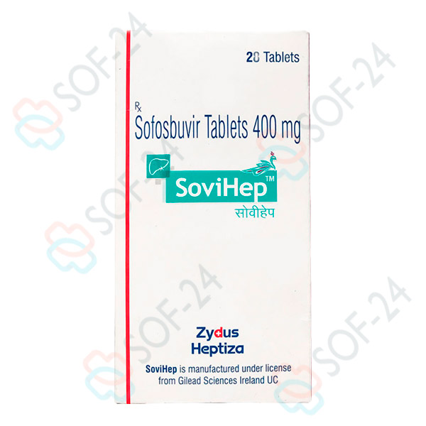 zydus-sovihep Софосбувир SoviHep (Zydus) 28 таблеток